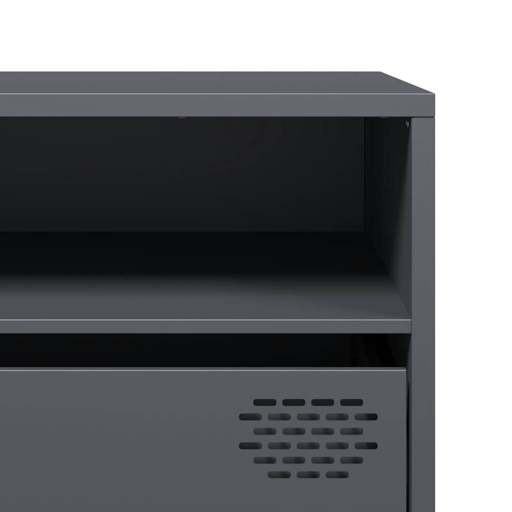 TV-Möbel DIV. TV-Bänk antracit 202x39x43,5 cm kallvalsat stål