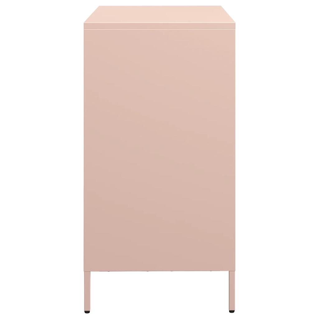 Skänk DIV. rosa 68x39x73,5 cm kallvalsat stål