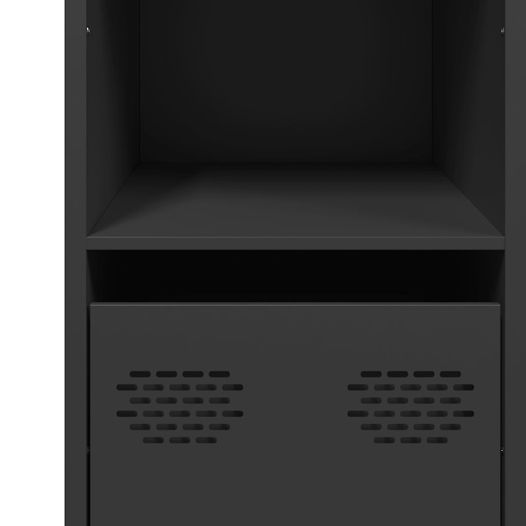 Skänk DIV. Svart 101,5x39x73,5 cm kallvalsat stål