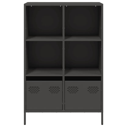 Skåp DIV. Svart 68x39x103,5 cm stål