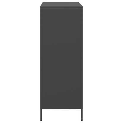 Skåp DIV. Svart 68x39x103,5 cm stål