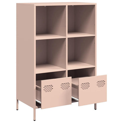 Skåp DIV. rosa 68x39x103,5 cm stål