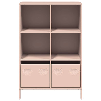 Skåp DIV. rosa 68x39x103,5 cm stål