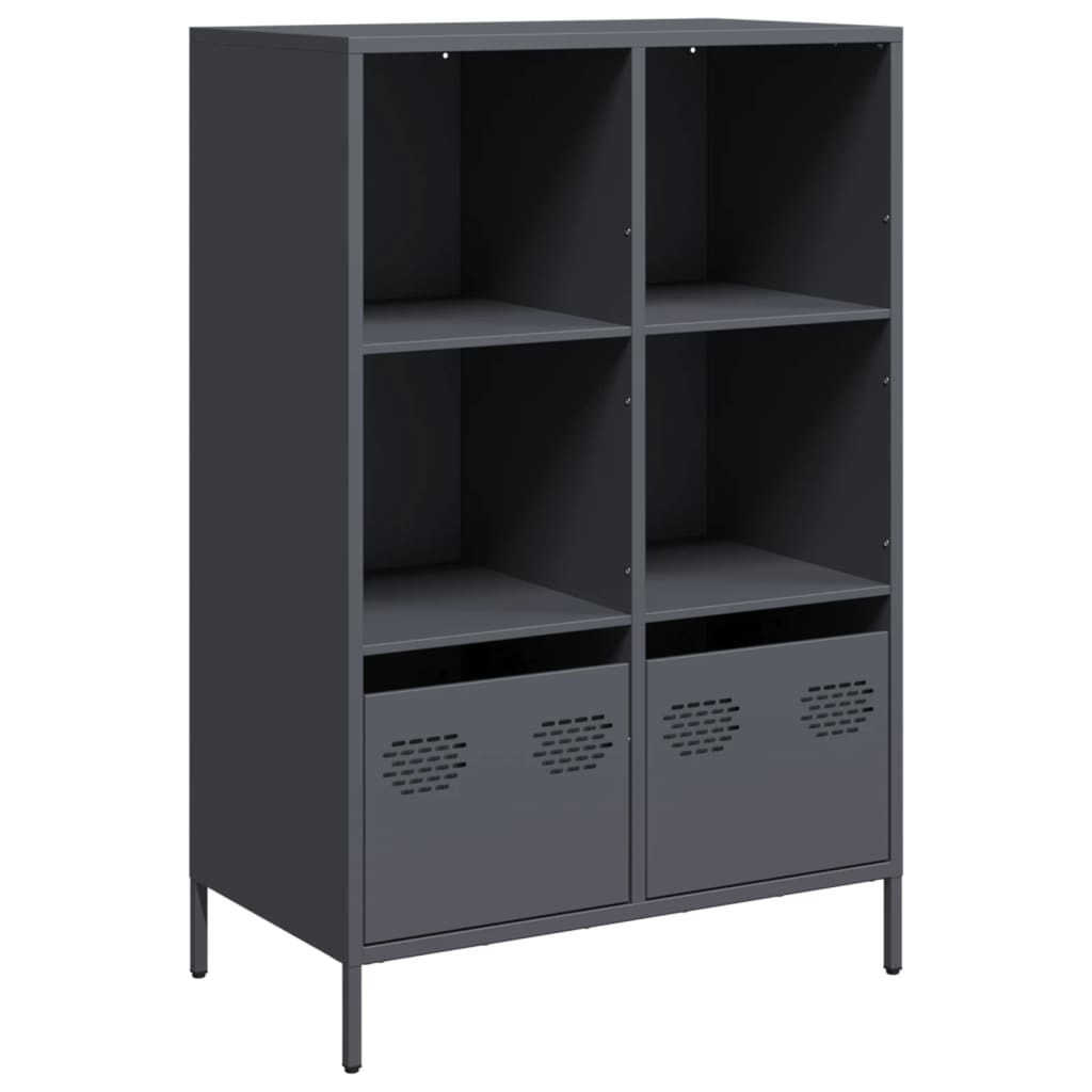 Skåp DIV. antracit 68x39x103,5 cm stål