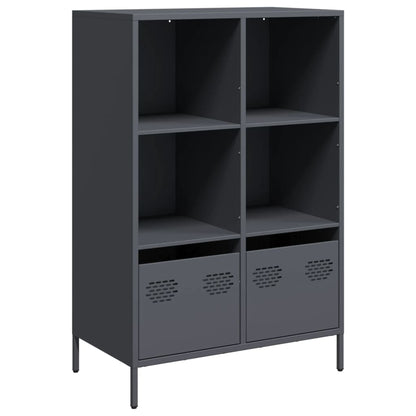 Skåp DIV. antracit 68x39x103,5 cm stål