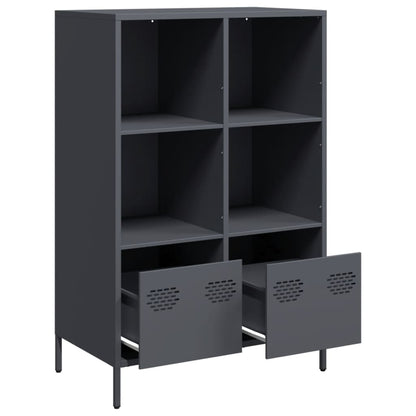 Skåp DIV. antracit 68x39x103,5 cm stål