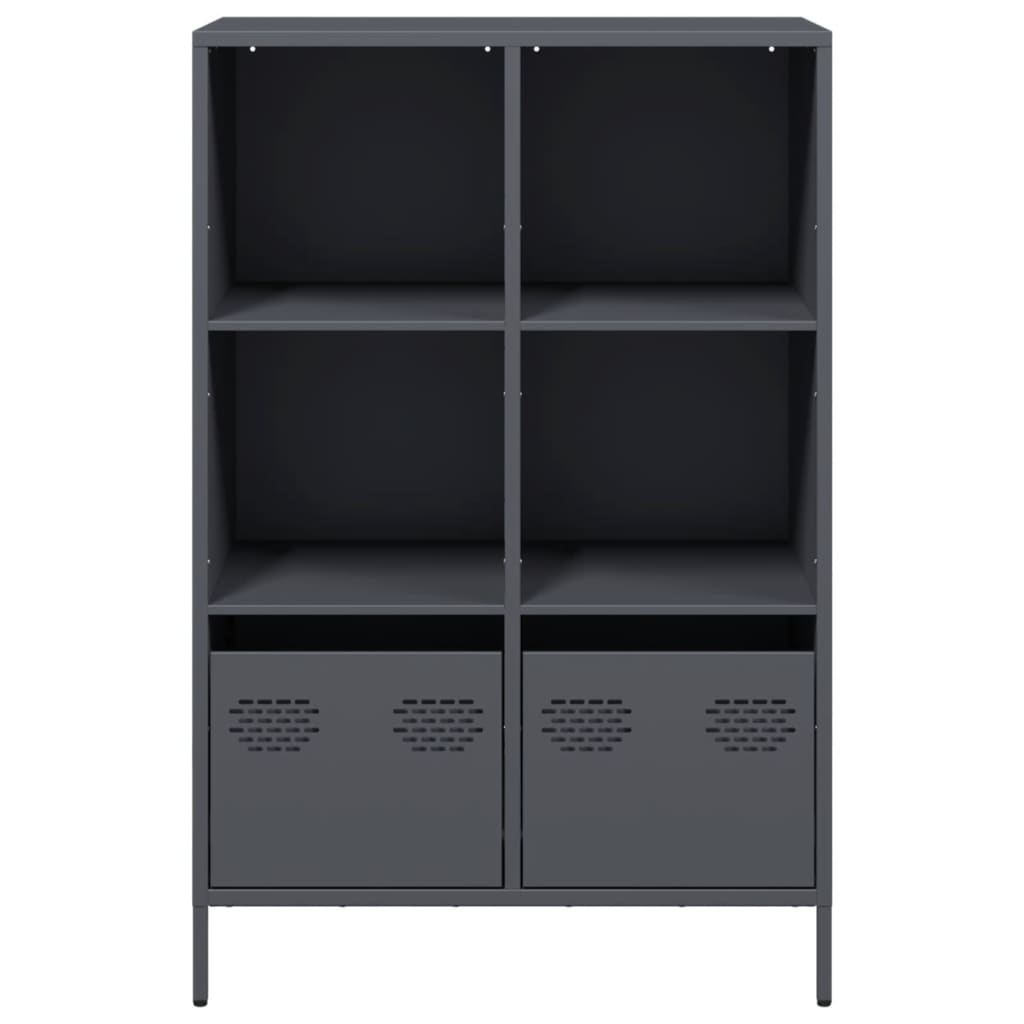 Skåp DIV. antracit 68x39x103,5 cm stål