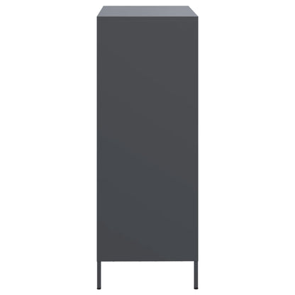 Skåp DIV. antracit 68x39x103,5 cm stål