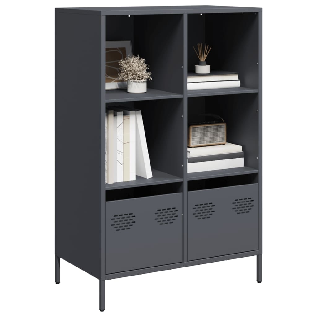 Skåp DIV. antracit 68x39x103,5 cm stål