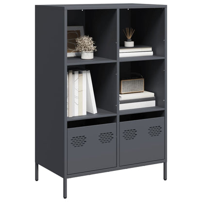 Skåp DIV. antracit 68x39x103,5 cm stål