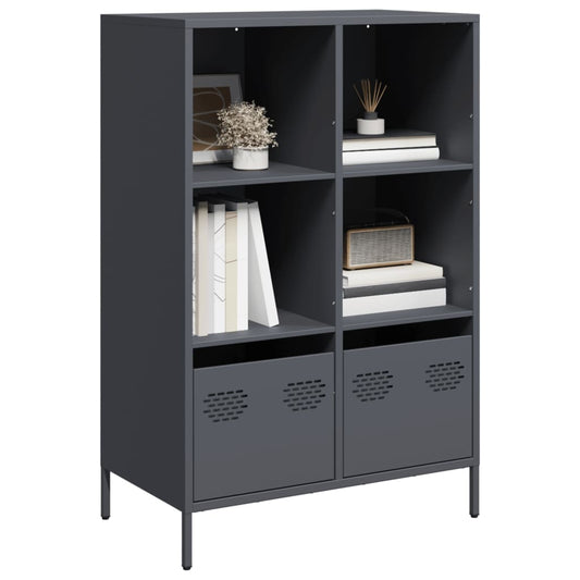 Skåp DIV. antracit 68x39x103,5 cm stål