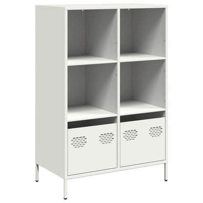 Skåp Vit 68x39x103,5 cm stål