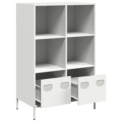 Skåp Vit 68x39x103,5 cm stål