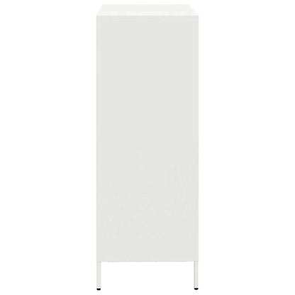 Skåp Vit 68x39x103,5 cm stål