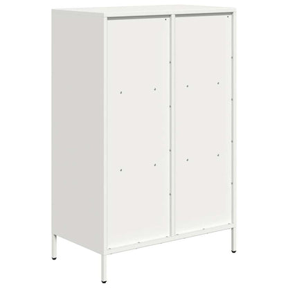 Skåp Vit 68x39x103,5 cm stål