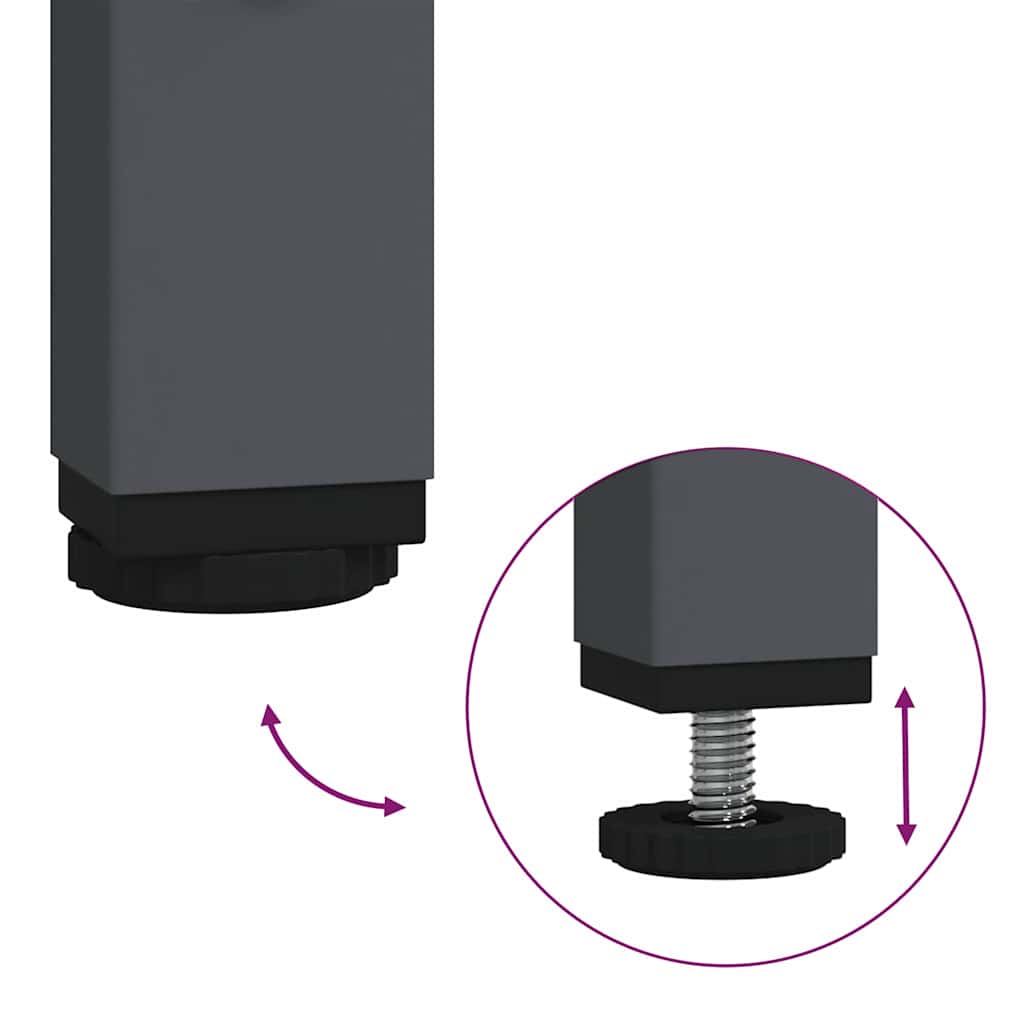 Skänk DIV. antracit 35x39x73,5 cm kallvalsat stål
