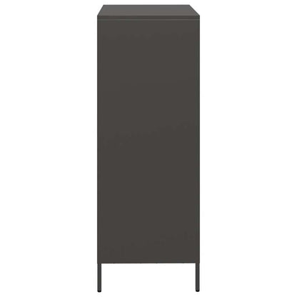 Skåp DIV. Svart 39x35x103,5 cm stål
