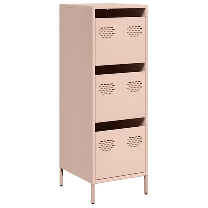 Skåp DIV. rosa 39x35x103,5 cm stål
