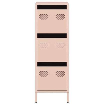 Skåp DIV. rosa 39x35x103,5 cm stål