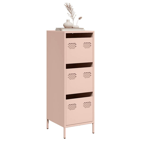 Skåp DIV. rosa 39x35x103,5 cm stål