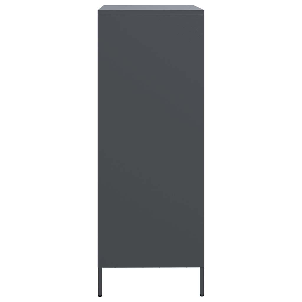 Skåp DIV. antracit 68x39x103,5 cm stål