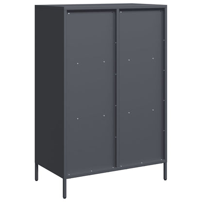 Skåp DIV. antracit 68x39x103,5 cm stål