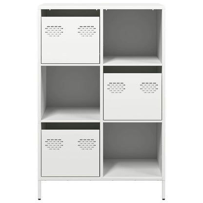 Skåp Vit 68x39x103,5 cm stål