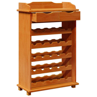 Vinställ Brun 90 x 60 x 30 cm Massiv furu