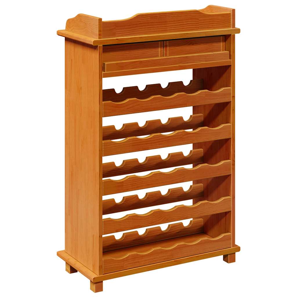 Vinställ Brun 90 x 60 x 30 cm Massiv furu