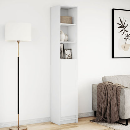 Skänk Vit LED 36x32,5x200 cm