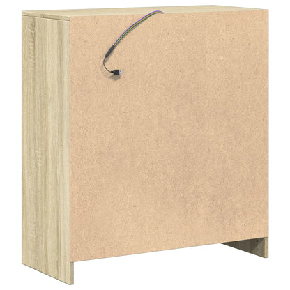 Skänk Sonoma Ek LED 77x34x85 cm