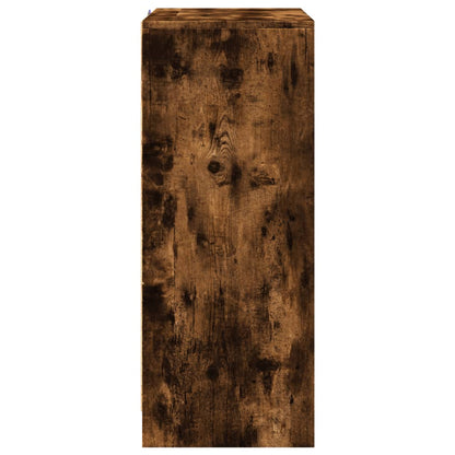 Skänk Rökfärgad Ek LED 77x34x85 cm