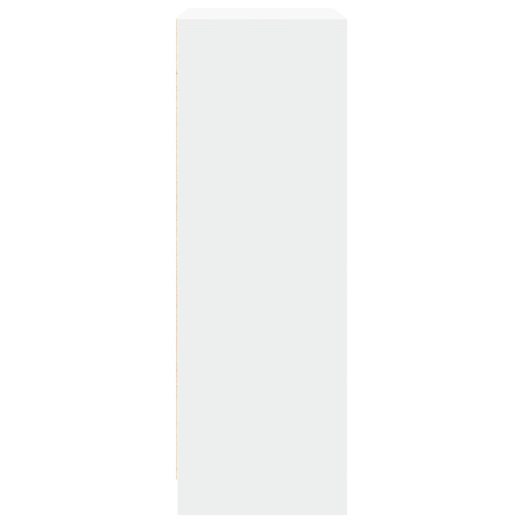 Skänk Vit LED 77x34x100 cm