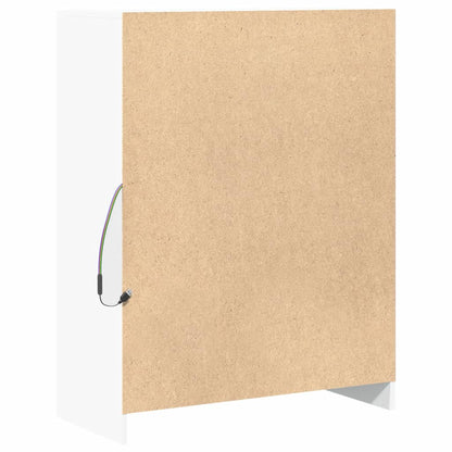 Skänk Vit LED 77x34x100 cm