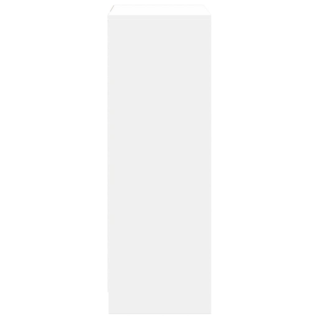 Skänk Vit LED 72x34x100 cm