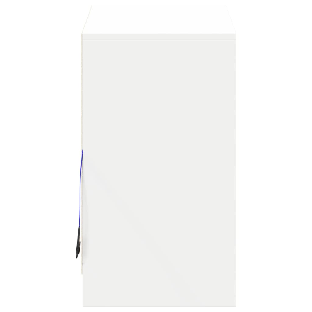 Skänk Vit LED 72x34x61 cm