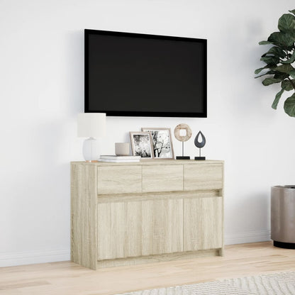 TV-Möbel Sonoma Ek TV-Bänk LED 91x34x61 cm