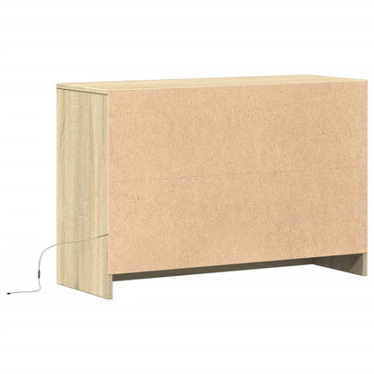 TV-Möbel Sonoma Ek TV-Bänk LED 91x34x61 cm