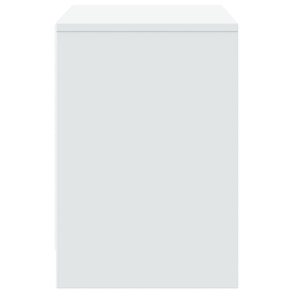 TV-Möbel Vit TV-Bänk LED 100x34x50 cm