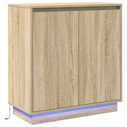 Skänk med hylla Sonoma-ek 71 x 34.5 x 75 cm Konstruerat trä