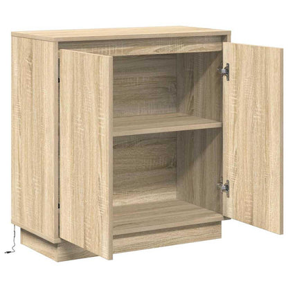 Skänk med hylla Sonoma-ek 71 x 34.5 x 75 cm Konstruerat trä