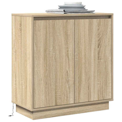 Skänk med hylla Sonoma-ek 71 x 34.5 x 75 cm Konstruerat trä