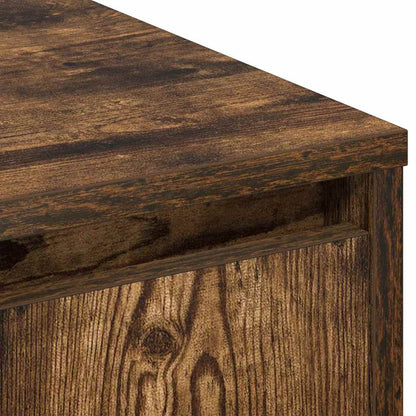 Skänk med hylla Rökt ek 71 x 34.5 x 75 cm Konstruerat trä
