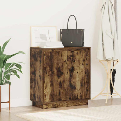 Skänk med hylla Rökt ek 71 x 34.5 x 75 cm Konstruerat trä