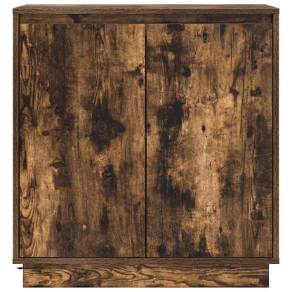 Skänk med hylla Rökt ek 71 x 34.5 x 75 cm Konstruerat trä