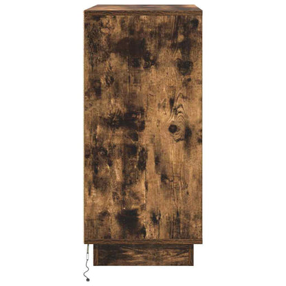 Skänk med hylla Rökt ek 71 x 34.5 x 75 cm Konstruerat trä