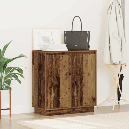 Skänk med hylla Gammalt trä 71 x 34.5 x 75 cm Konstruerat trä