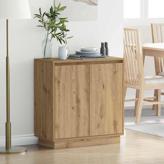 Skänk med hylla Artisan Ek 71 x 34.5 x 75 cm Konstruerat trä