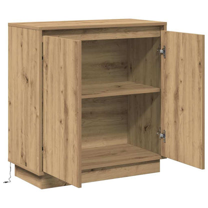 Skänk med hylla Artisan Ek 71 x 34.5 x 75 cm Konstruerat trä