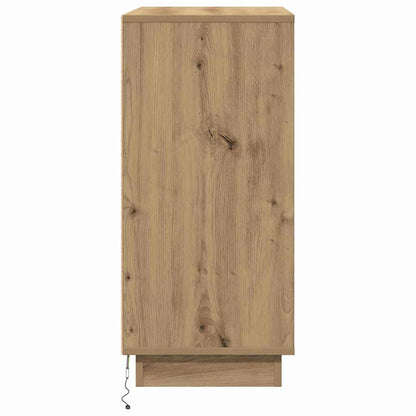 Skänk med hylla Artisan Ek 71 x 34.5 x 75 cm Konstruerat trä